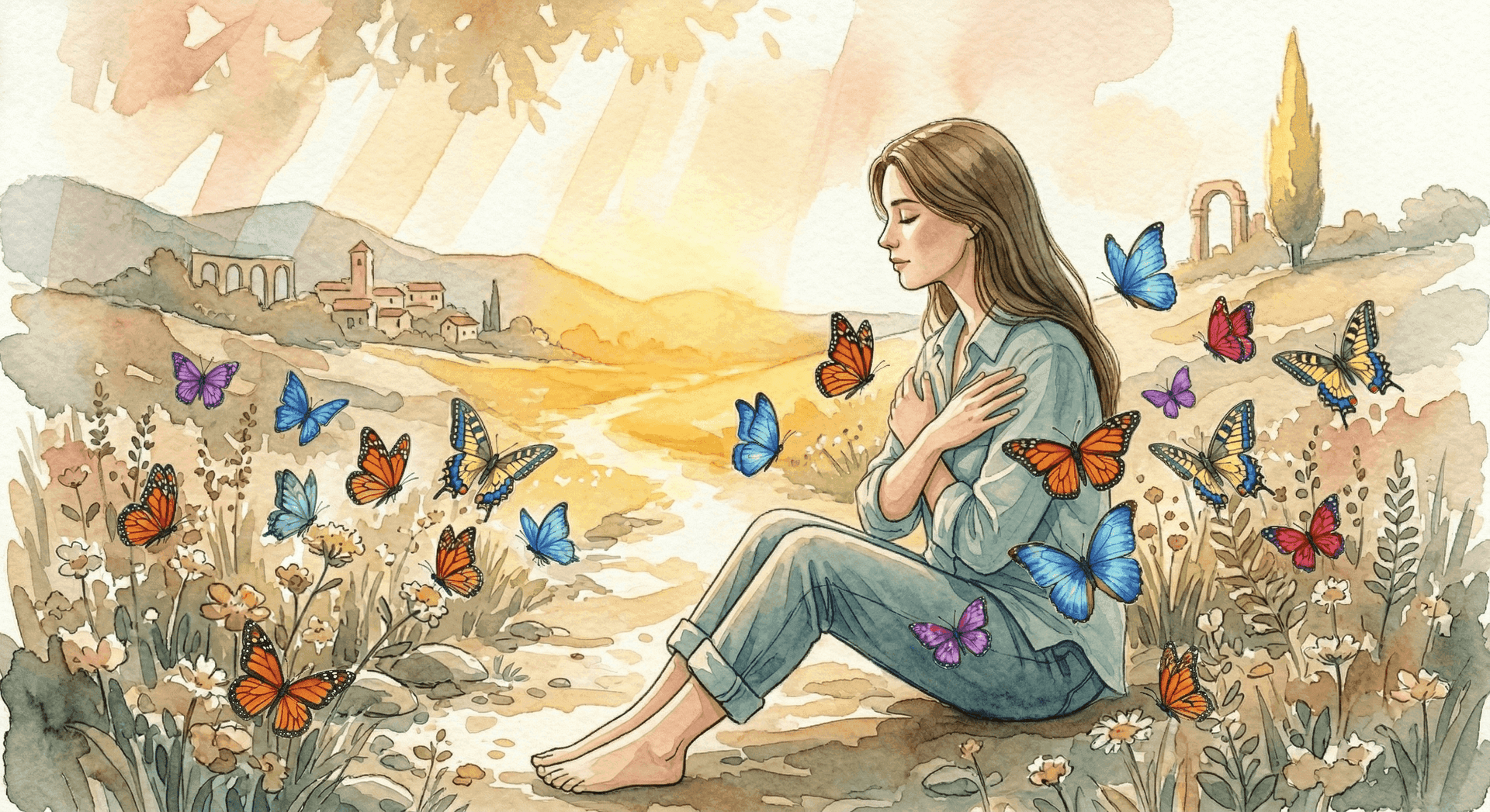 Butterfly Hug: Tapping Yourself Calm When Talking Will Not Reach